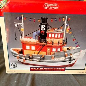 LEMAX Plymouth corners Bessie the lighted tug boat 2001